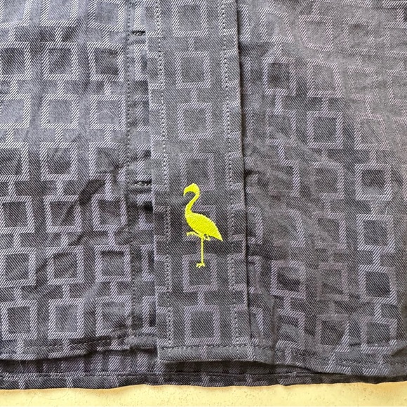 Tailorbyrd - Men's Blue Patterned Shirt - XXL - Picture 5 of 5